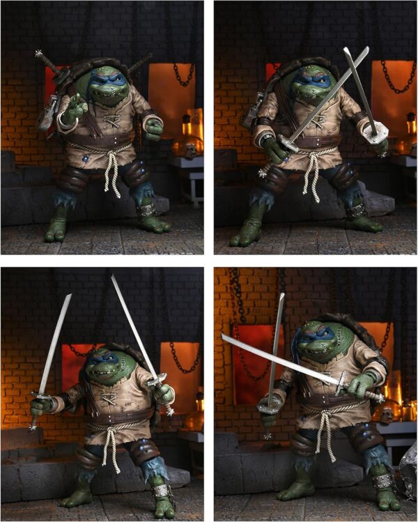 Universal Monsters TMNT 7" Scale Action Figure - Ultimate Leonardo Hunchback - Imagen 4