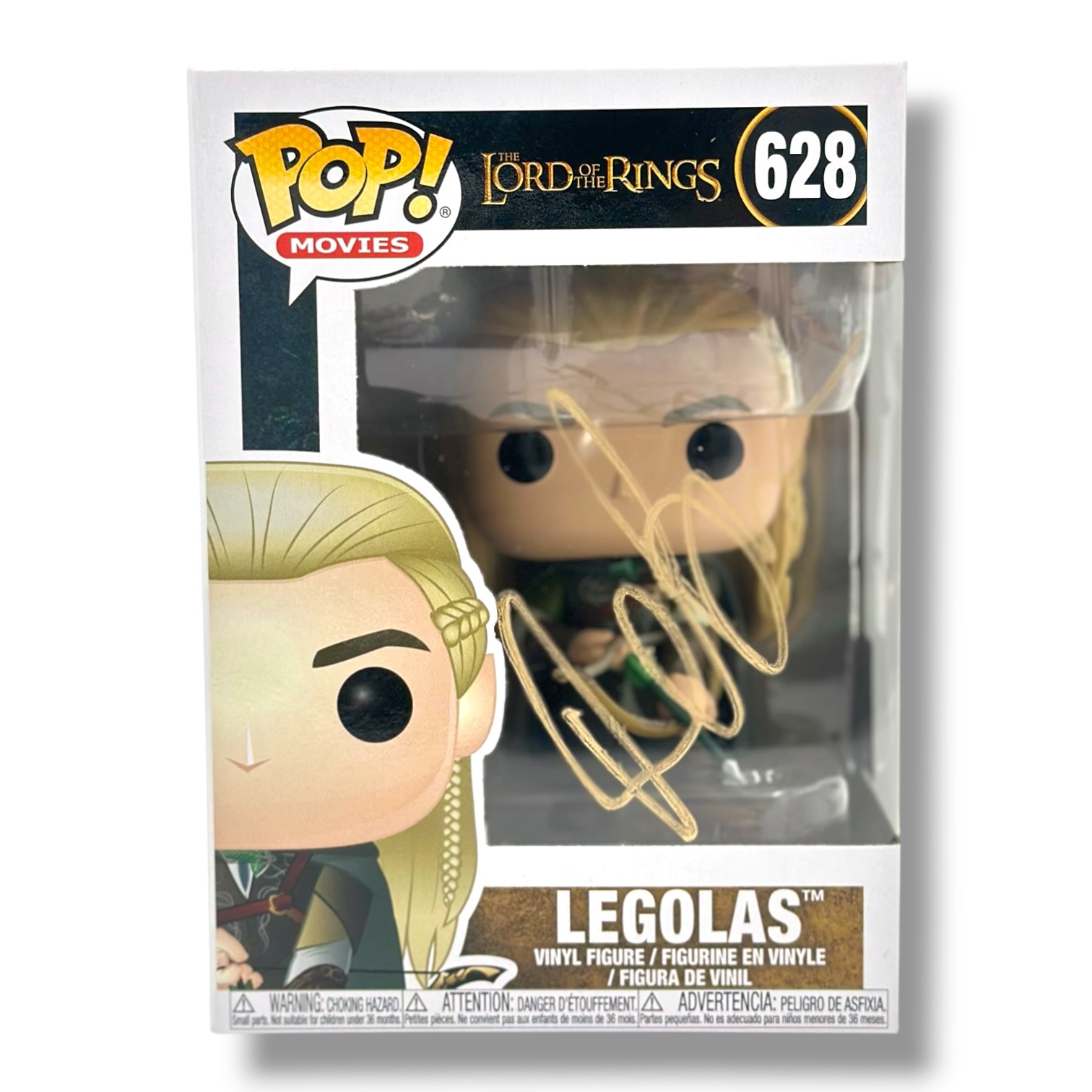 Funko Pop! Movies – The Lord of the Rings: Legolas (#628)- Autógrafo Oficial de Orlando Bloom