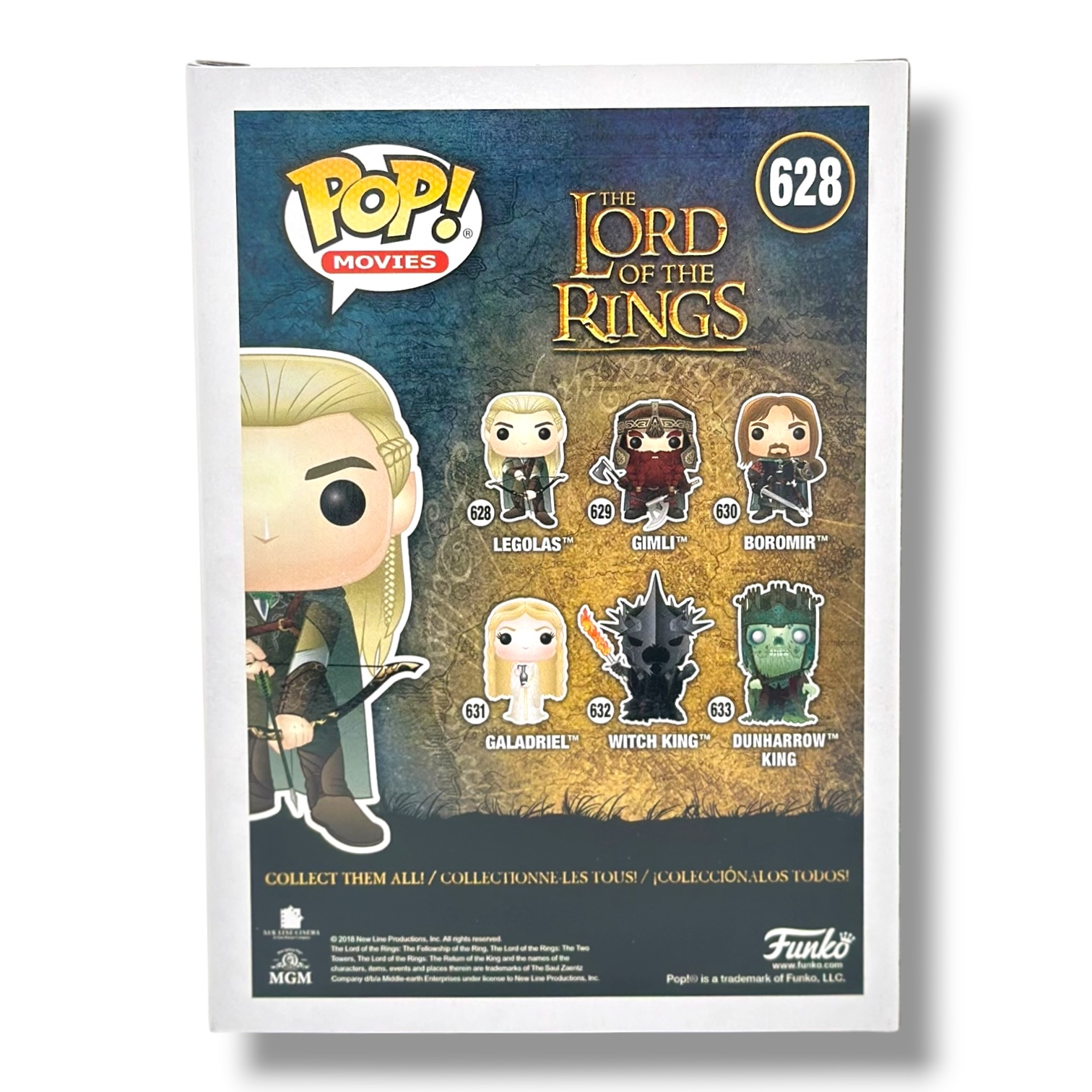 Funko Pop! Movies – The Lord of the Rings: Legolas (#628)- Autógrafo Oficial de Orlando Bloom - Imagen 2