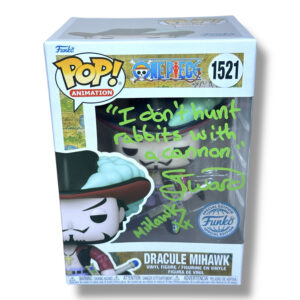 Funko Pop! Animation – One Piece: Dracule Mihawk #1521- Firma Oficial de Steven John Ward