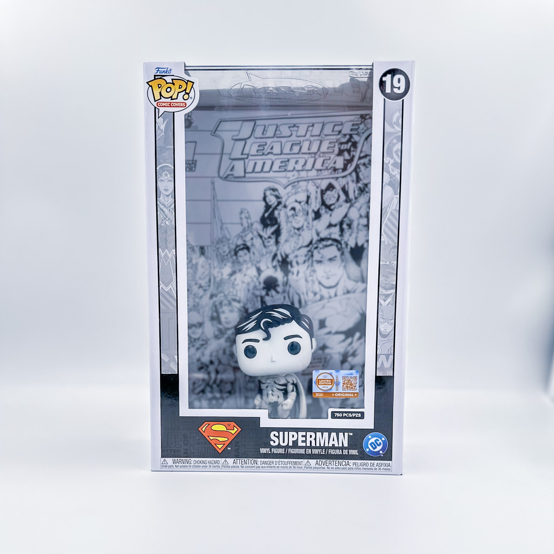Funko Pop! Comic Covers – Justice League of America #19 Superman (Sketched Variant) 1/750