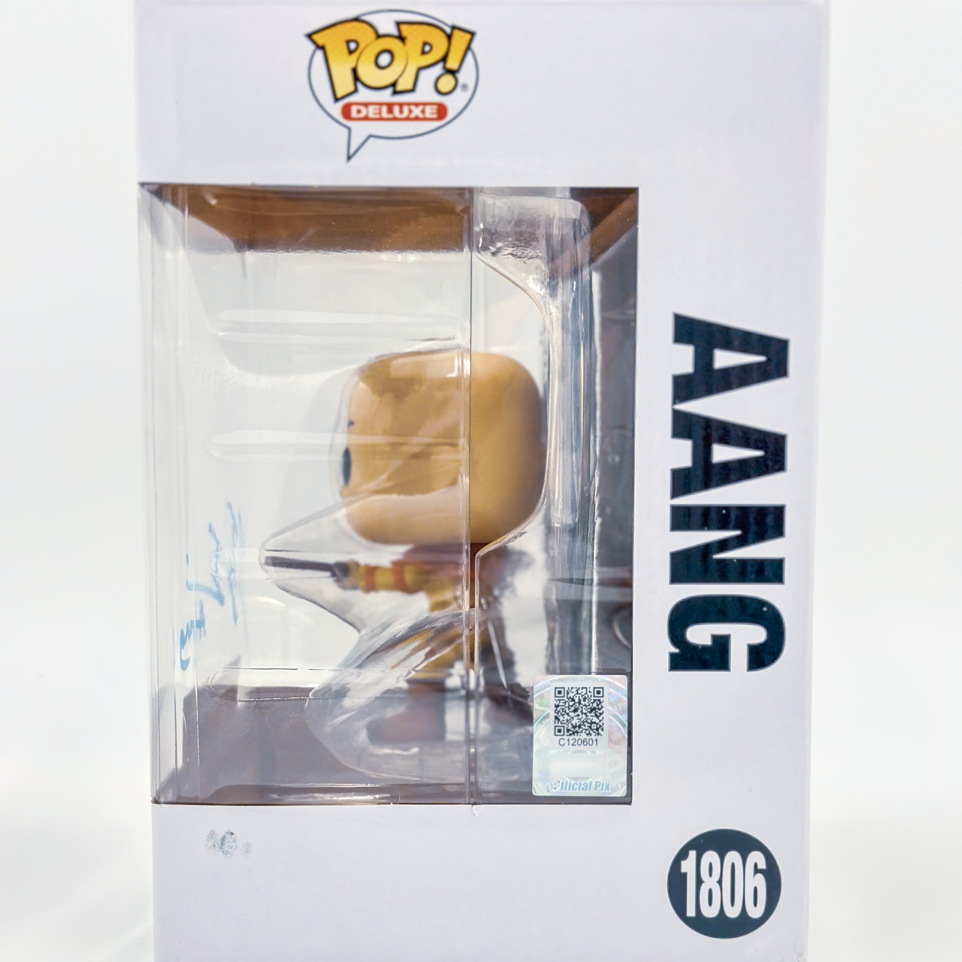 Funko Pop! Deluxe – Avatar: The Last Airbender: Aang (#1806) - Autografiado - Image 2