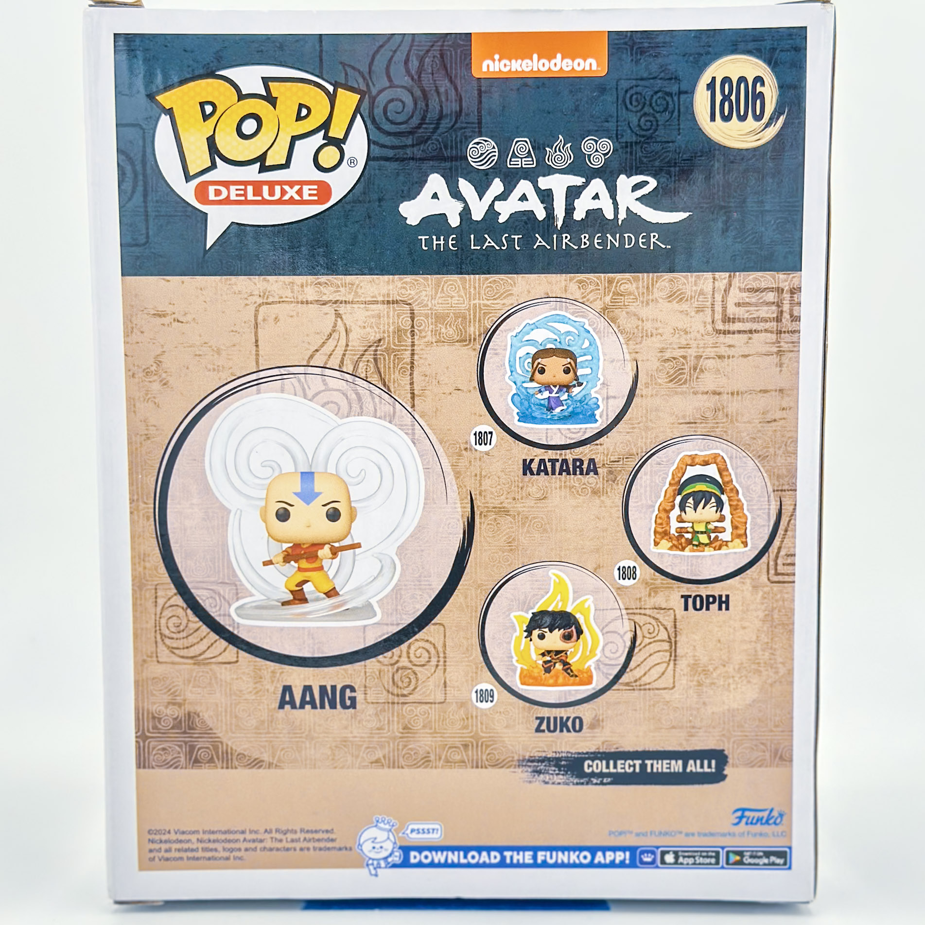 Funko Pop! Deluxe – Avatar: The Last Airbender: Aang (#1806) - Autografiado - Image 4