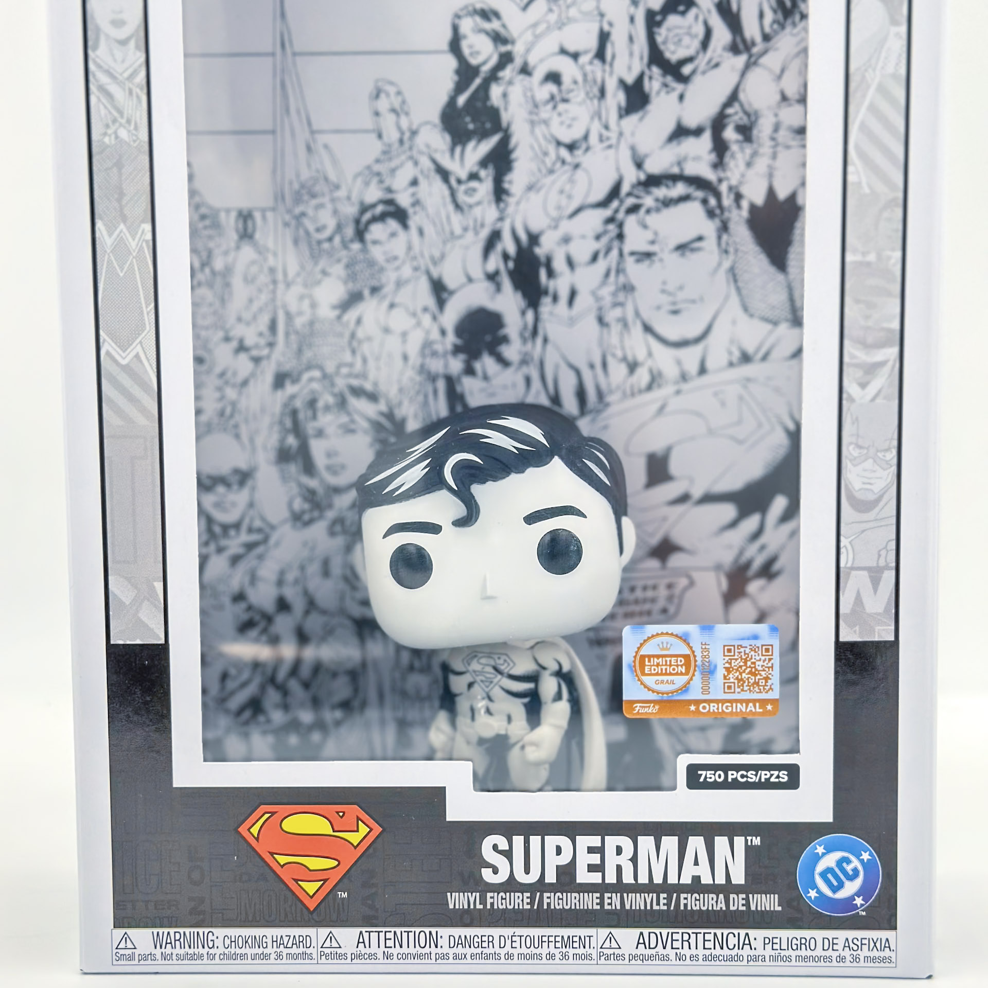 Funko Pop! Comic Covers – Justice League of America #19 Superman (Sketched Variant) 1/750 - Image 2