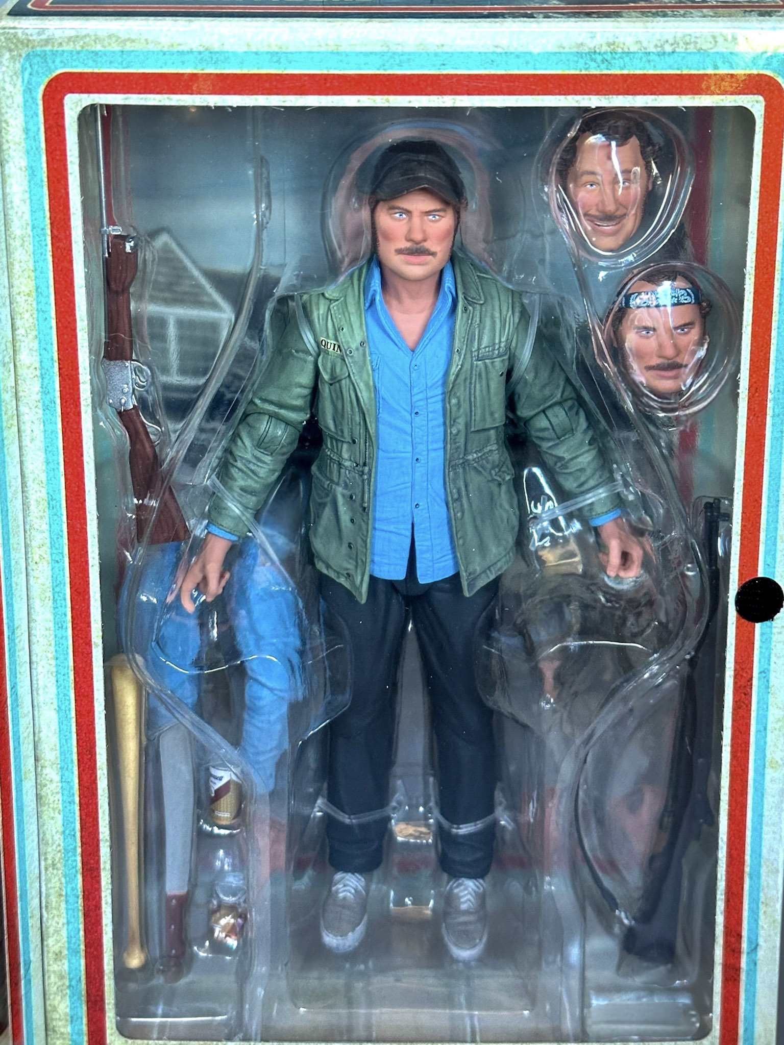NECA – Jaws (50th Anniversary) Ultimate Sam Quint 7" Scale Action Figure