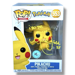 Funko Pop! Games – Pokémon: Pikachu (#553)- AUTOGRAFIADO