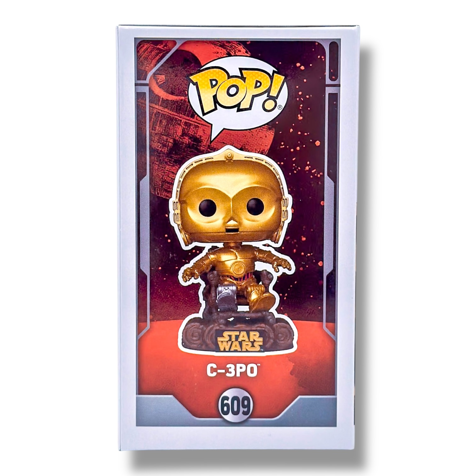 Funko Pop! Star Wars – C‑3PO en Trono (#609, ROTJ 40th)- Firma Oficial de Anthony Daniels - Image 3