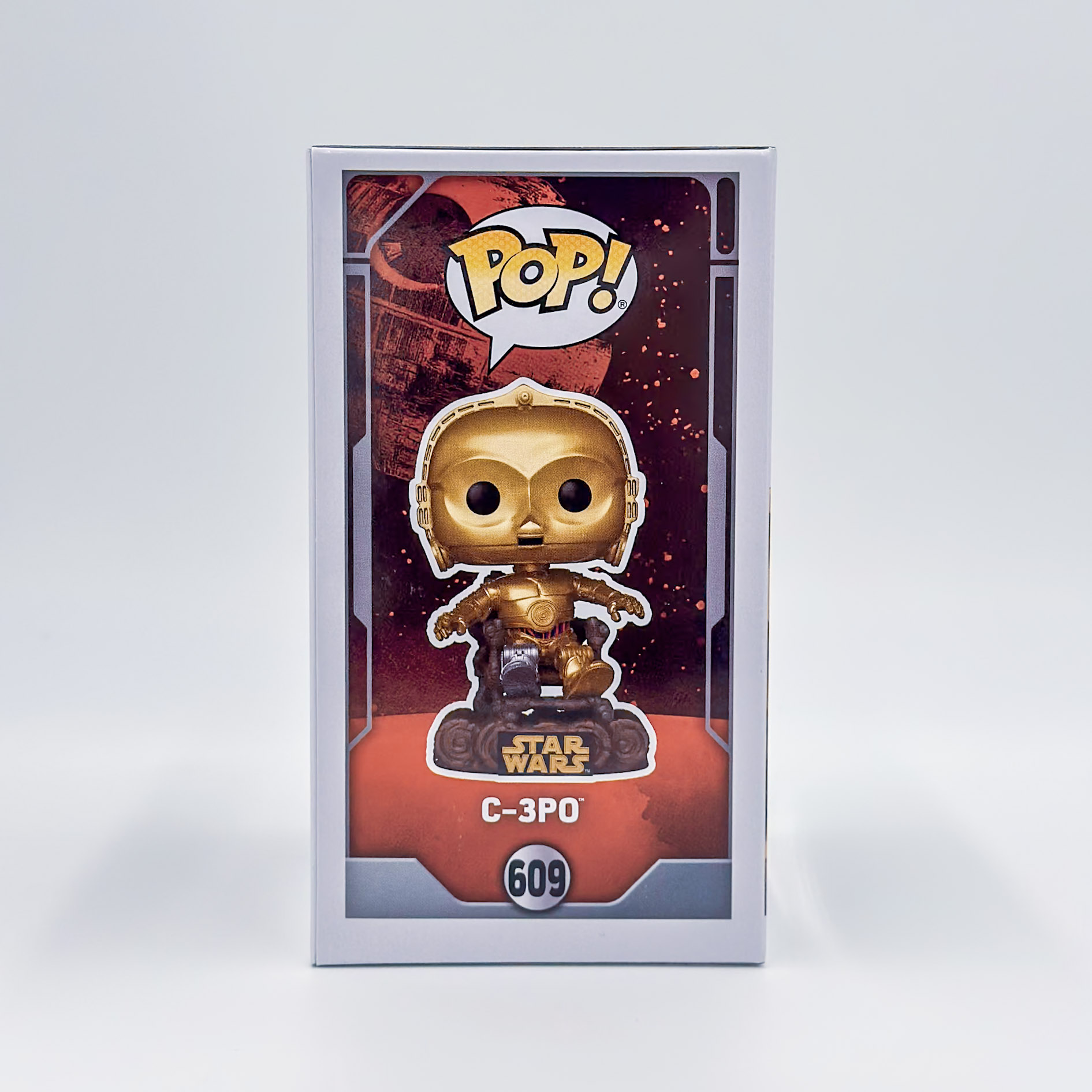 Funko Pop! Star Wars – C‑3PO en Trono (#609, ROTJ 40th)- AUTOGRAFIADO - Image 3