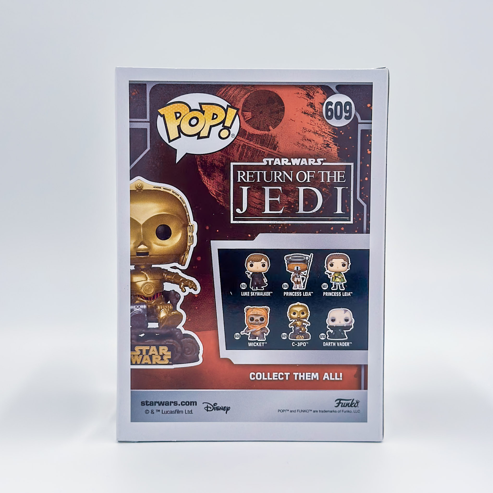 Funko Pop! Star Wars – C‑3PO en Trono (#609, ROTJ 40th)- AUTOGRAFIADO - Image 4