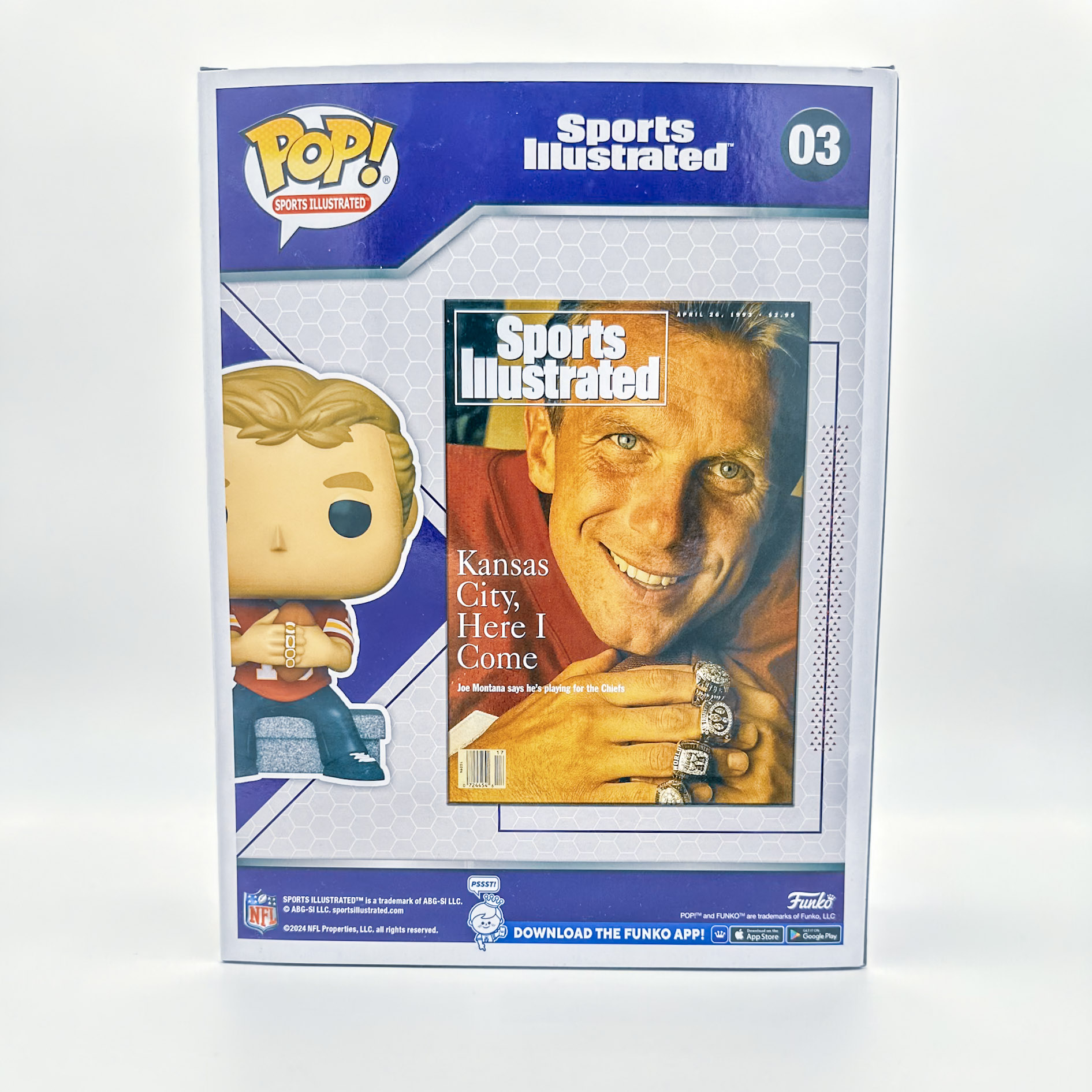 Funko Pop! Football – NFL Legends: Joe Montana (#03) - Image 4