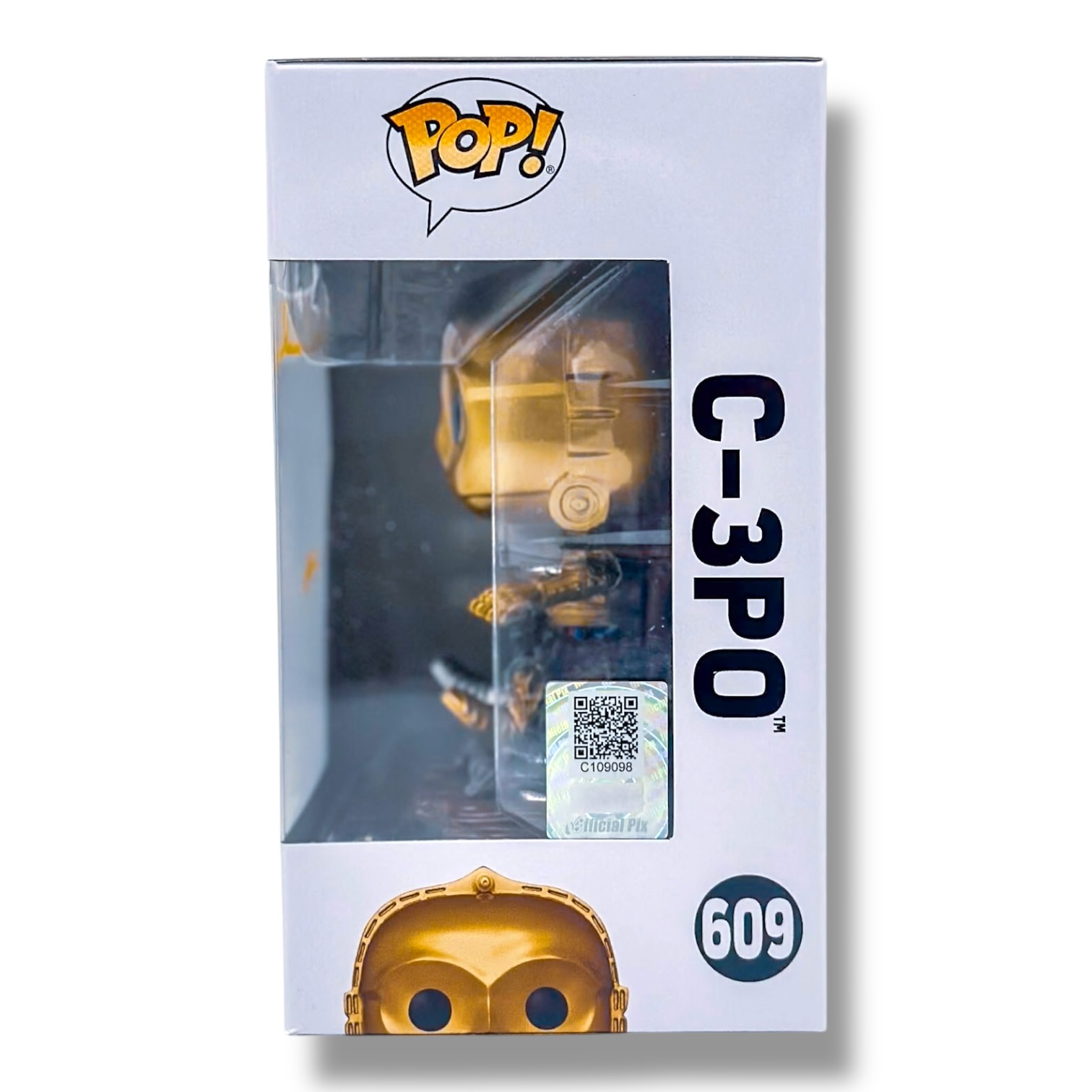 Funko Pop! Star Wars – C‑3PO en Trono (#609, ROTJ 40th)- Firma Oficial de Anthony Daniels - Image 2