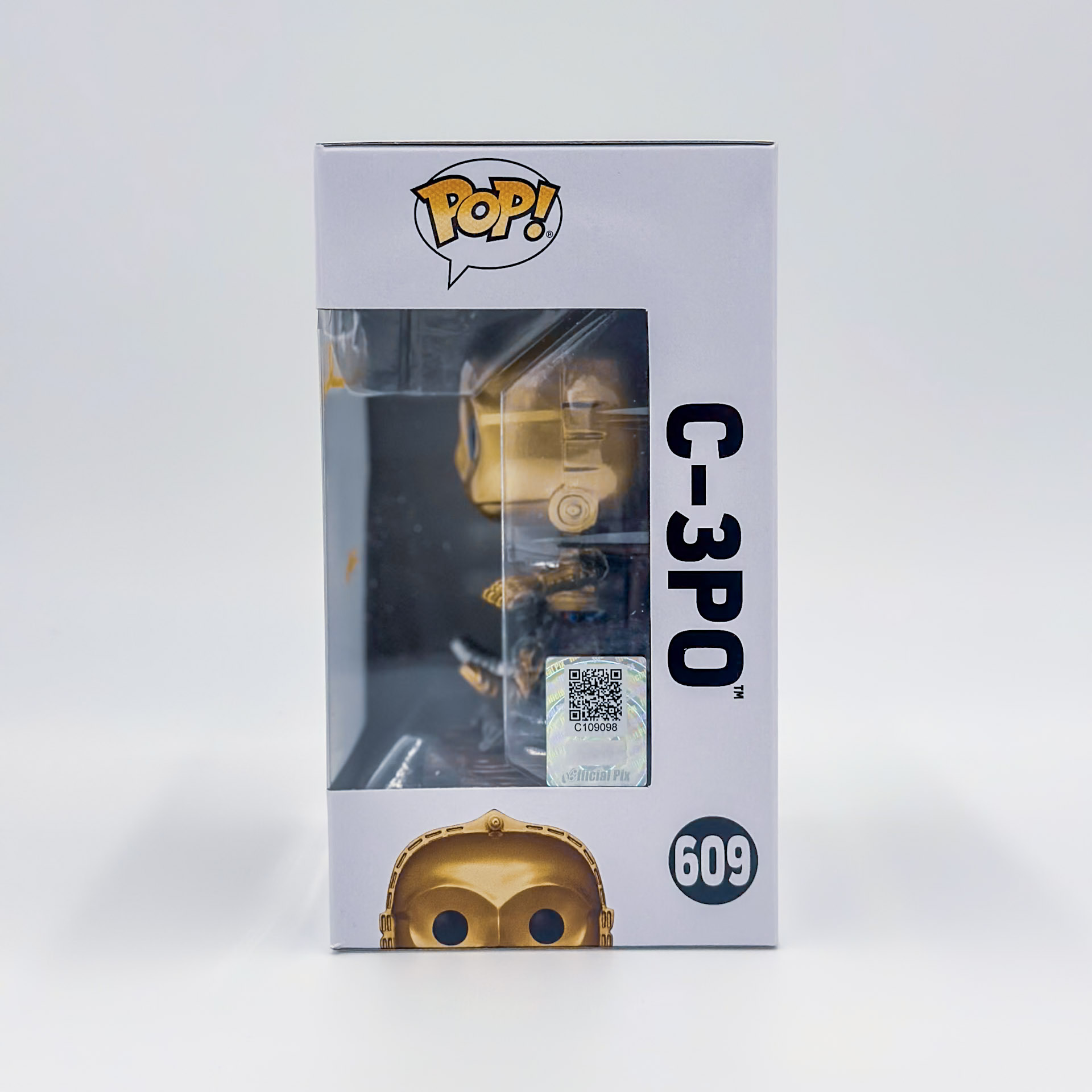 Funko Pop! Star Wars – C‑3PO en Trono (#609, ROTJ 40th)- AUTOGRAFIADO - Image 2