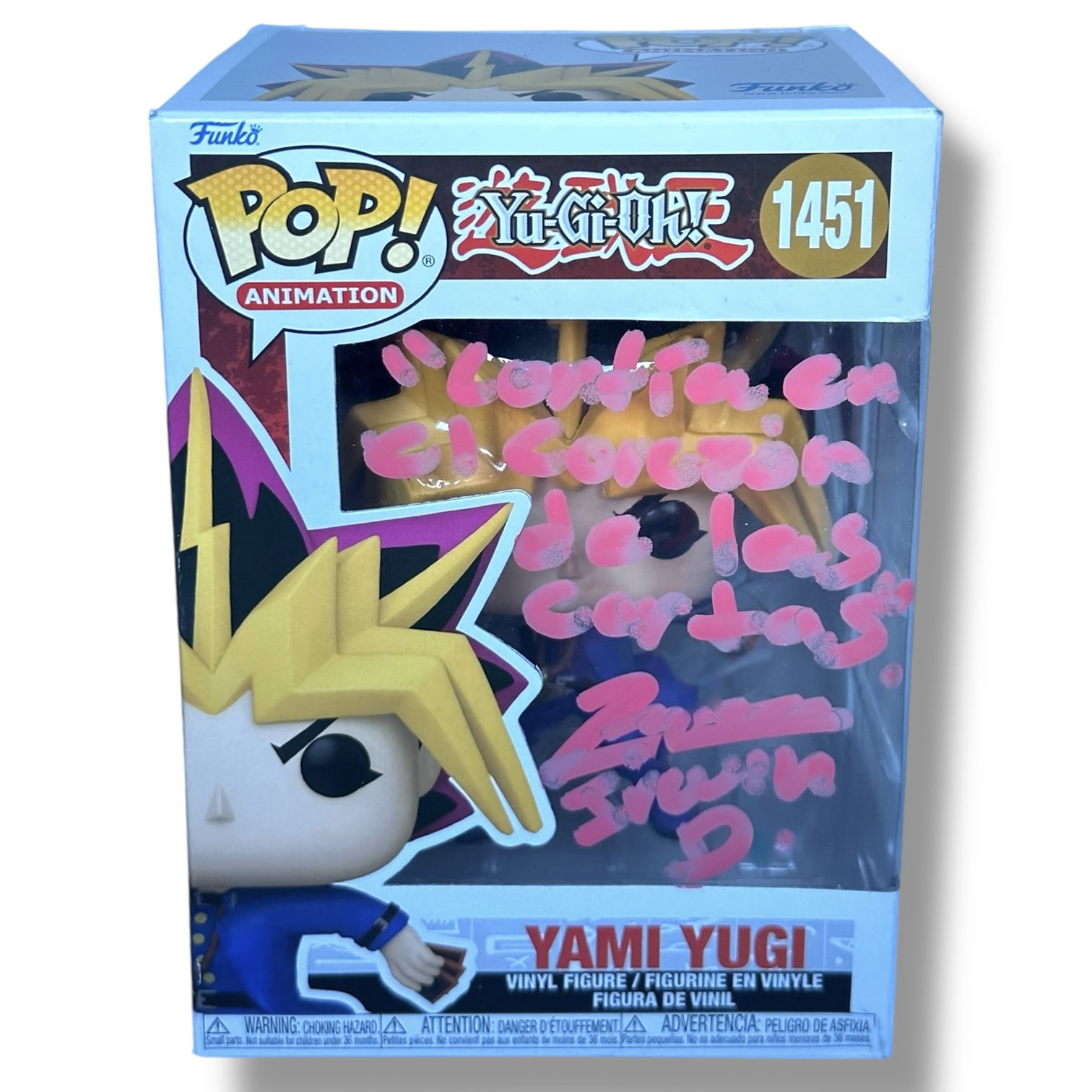 Funko Pop! Animation – Yu‑Gi‑Oh!: Yami Yugi (#1451)- AUTOGRAFIADO