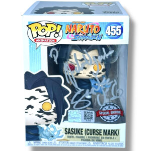 Funko Pop! Animation – Naruto Shippuden: Sasuke Uchiha (#455)- AUTOGRAFIADO
