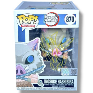 Funko Pop! Animation – Inosuke Hashibira (#870)- AUTOGRAFIADO