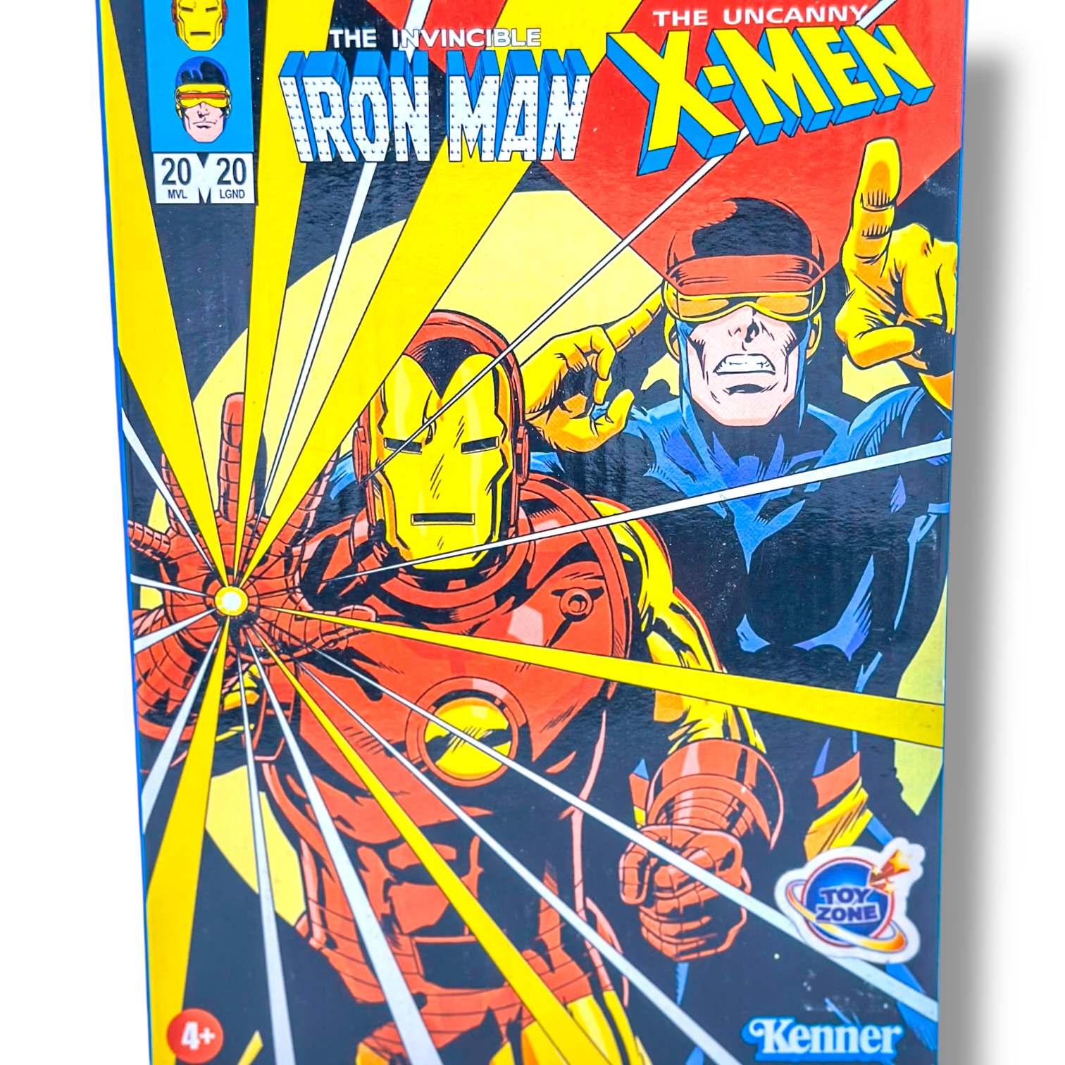 Marvel Legends–The Invincible Iron Man & The Uncanny X‑Men (Iron Man & Cyclops) – Retro Action Figure 2‑Pack - Image 2