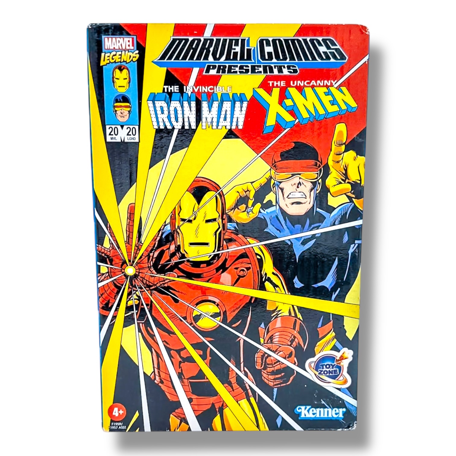 Marvel Legends–The Invincible Iron Man & The Uncanny X‑Men (Iron Man & Cyclops) – Retro Action Figure 2‑Pack