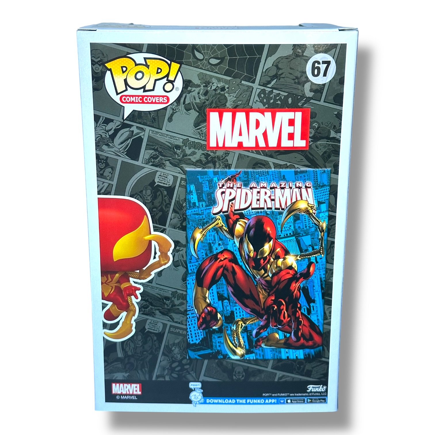 Funko Pop! Comic Covers – The Amazing Spider-Man (Iron Spider) #529 - Image 4