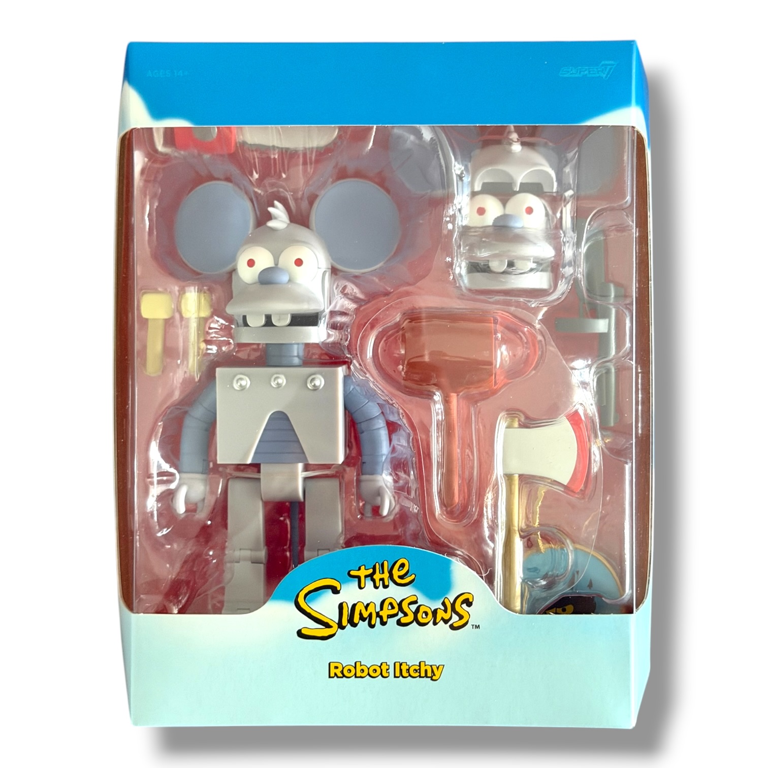 Super 7 – The Simpsons ULTIMATES! – Robot Itchy Action Figure