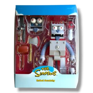 Super 7 – The Simpsons ULTIMATES! – Robot Scratchy Action Figure