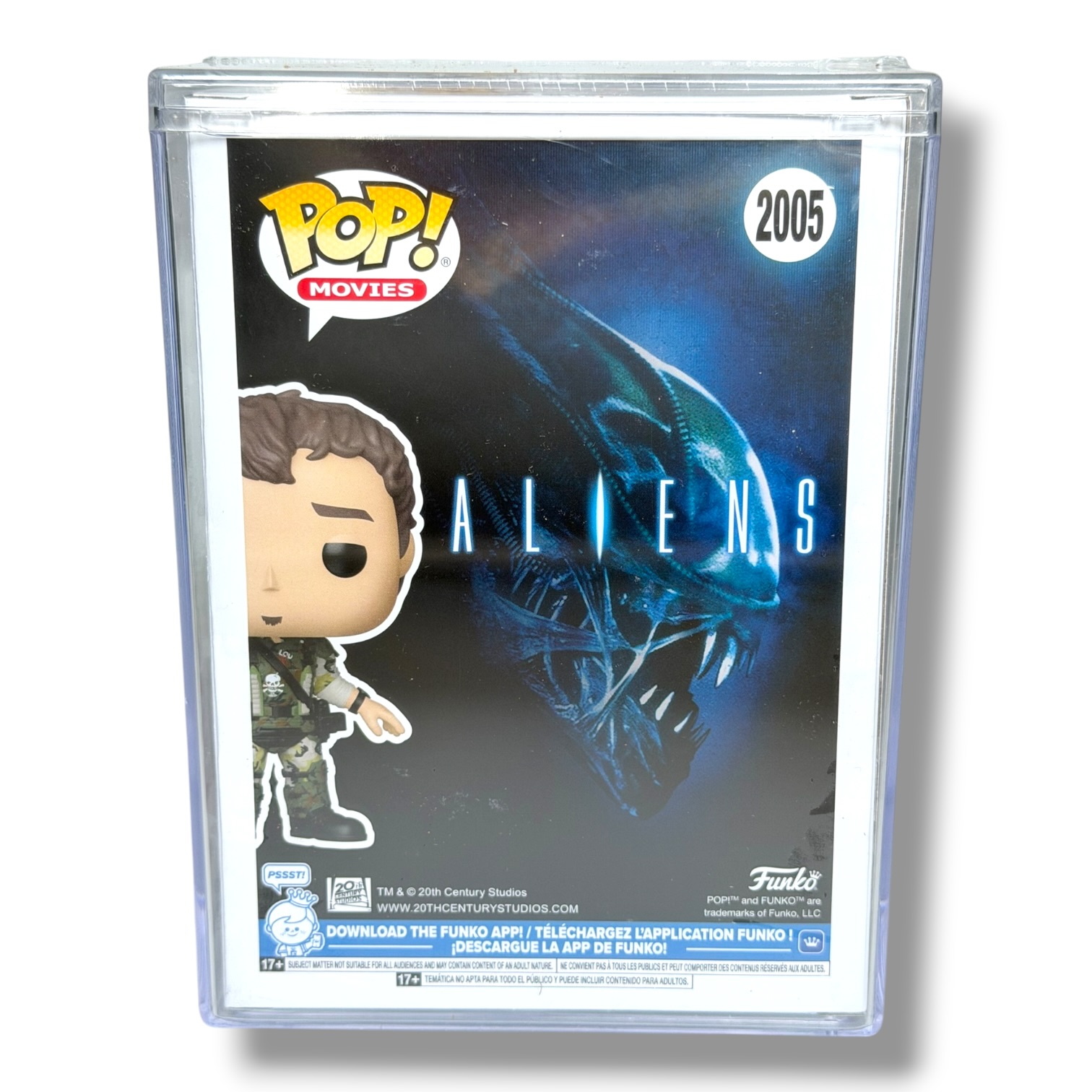 Funko Pop! Movies – Aliens: Pvt. Hudson with Pop! Protector (#2005) Limited Edition GRAIL - Image 2
